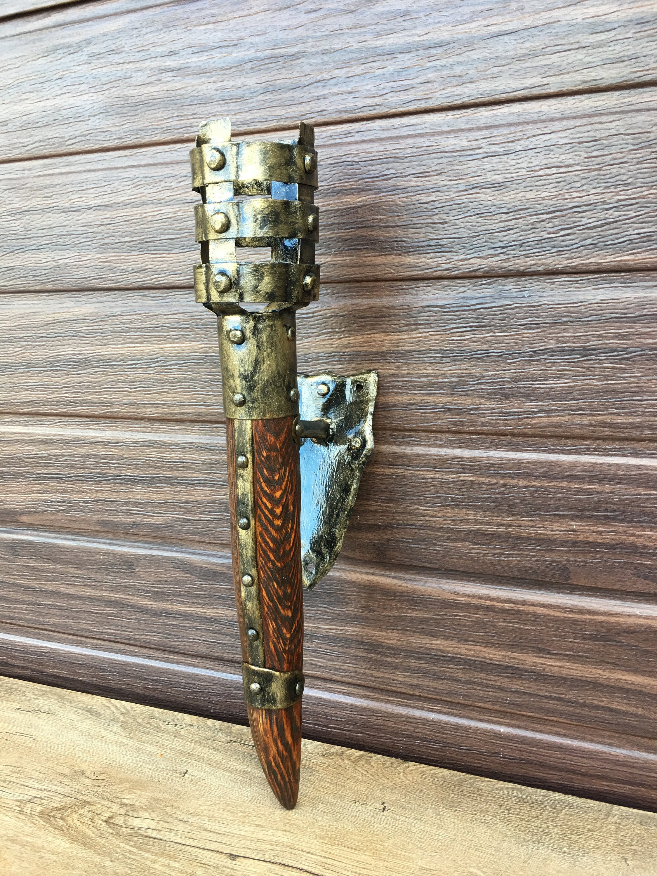 Viking candle holder viking candlestick viking candle wall Etsy