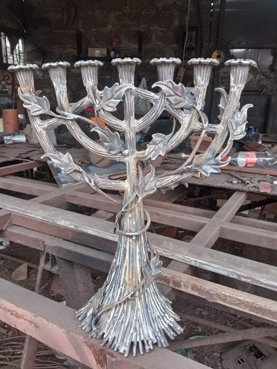 Menora, Menorah, Hanukkah, Chanukka, Candle Holder, Chanukah, Jewish