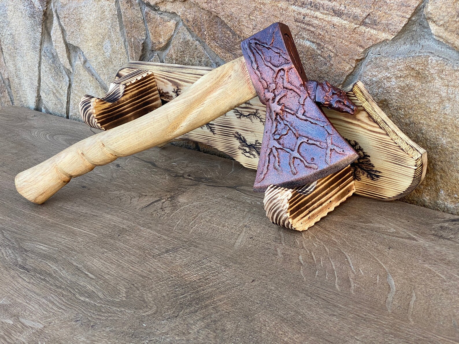 Wall Axe Holder Axe Holder Axe Accessory Axe Stand Etsy UK