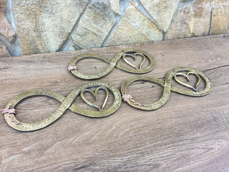 Bronze gift bronze infinity sign bronze gift for wife Etsy