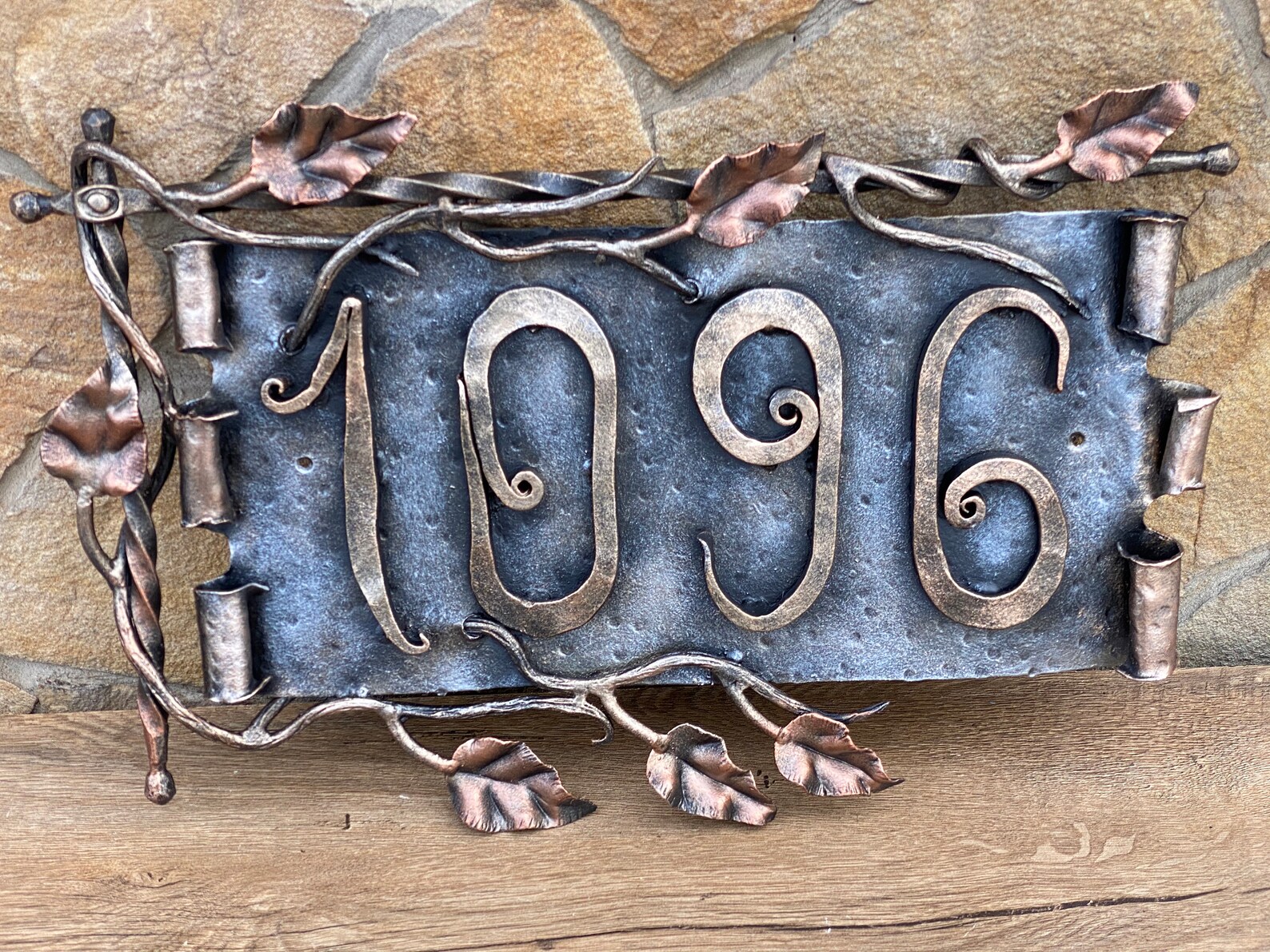 House Number Sign House Number Plaque Fence Decor Fence Etsy