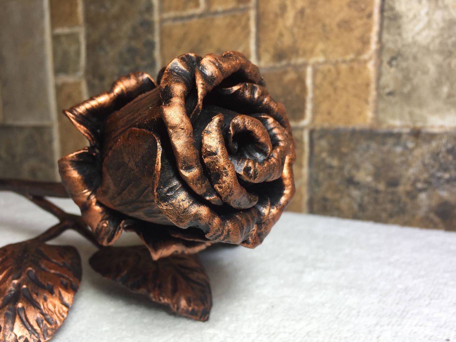 Wrought Iron Rose Anniversary Gift Valentine's Day Gift Etsy