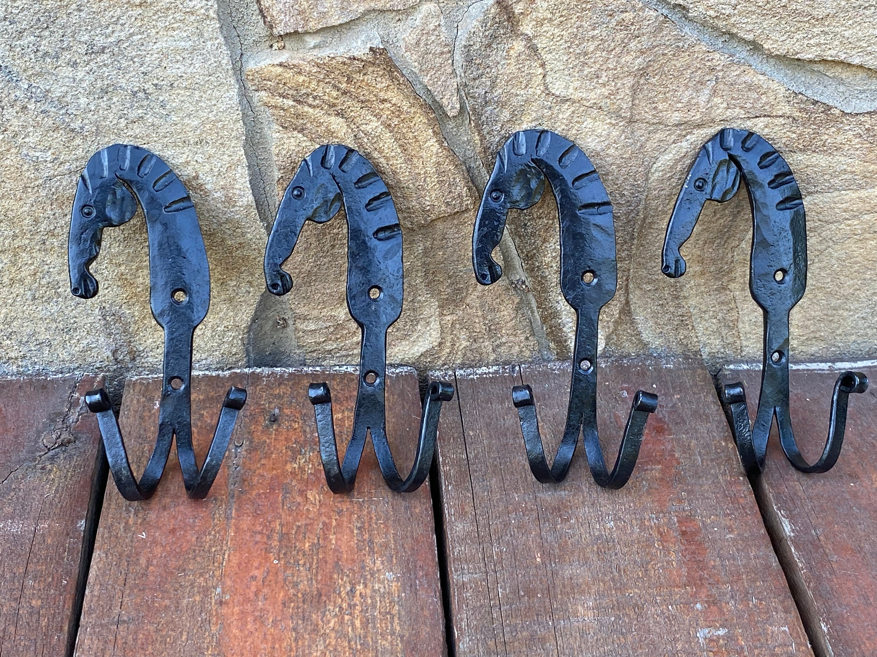 馬の頭のフック、フック、馬、動物、馬好き、鍛冶屋、ハンガー、ラック