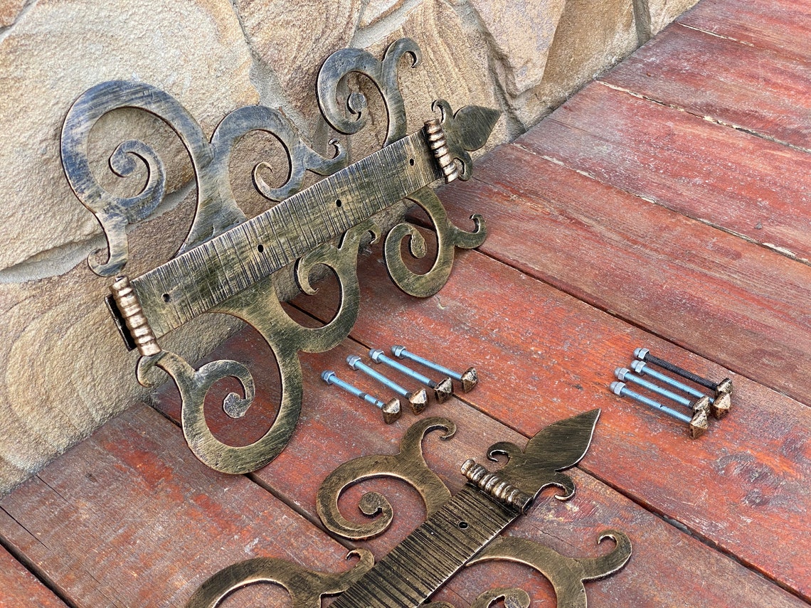 Decorative hinge hinges gate hinges strap hinges birthday Etsy