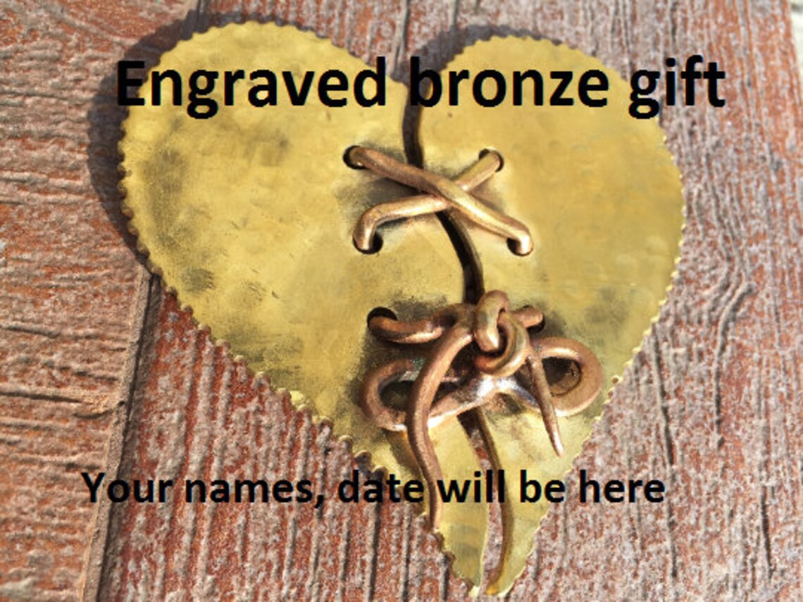 Bronze gifts bronze jewelry bronze anniversary gifts bronze Etsy