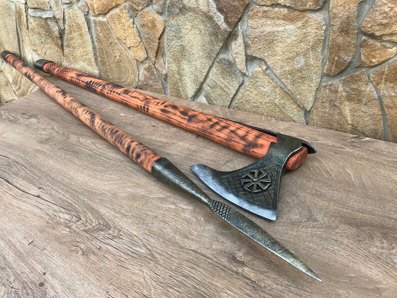 viking shield viking sword medieval decor viking battle axe viking weapon viking artifact Viking axe viking spear viking wall decor