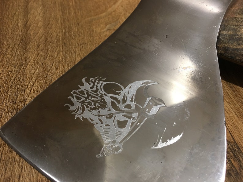 Custom Axe Customized Axe Etched Axe Head Personalized Axe Etsy