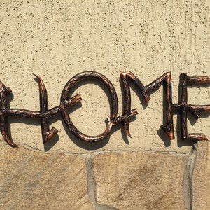 Letras de hierro personalizadas