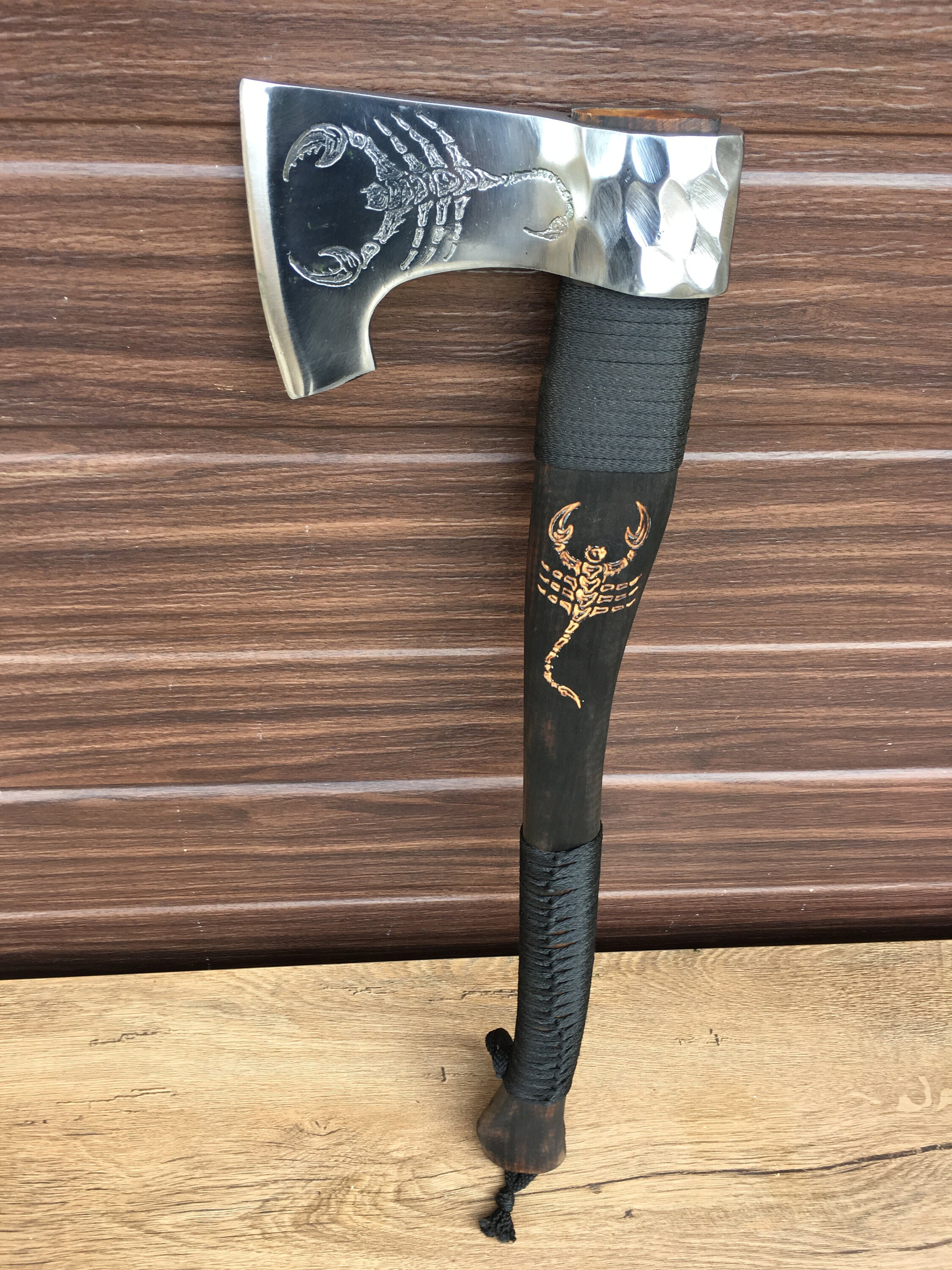 Handmade Viking Bearded Axe Head - 1095 Carbon Steel Camping & Hunting Axe Head Only (700g)