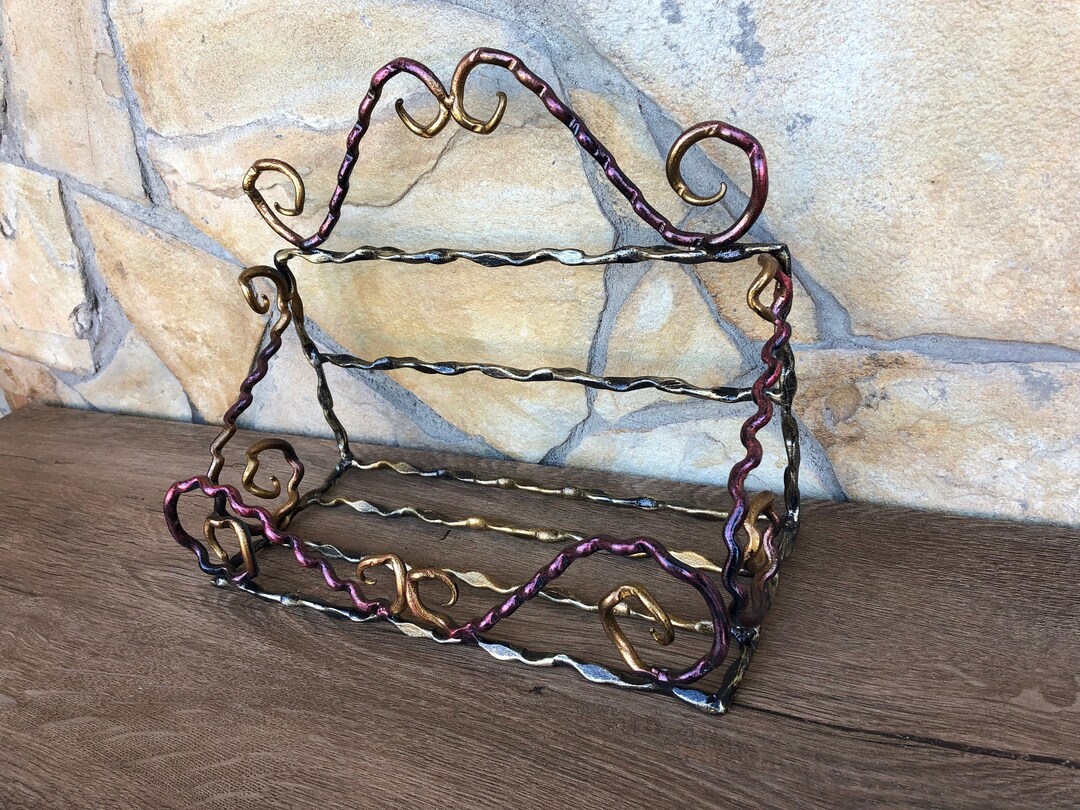 Kitchen Rack, Kitchen Shelf, Spice Rack, Cookbook Holder, Kitchen Wall ...