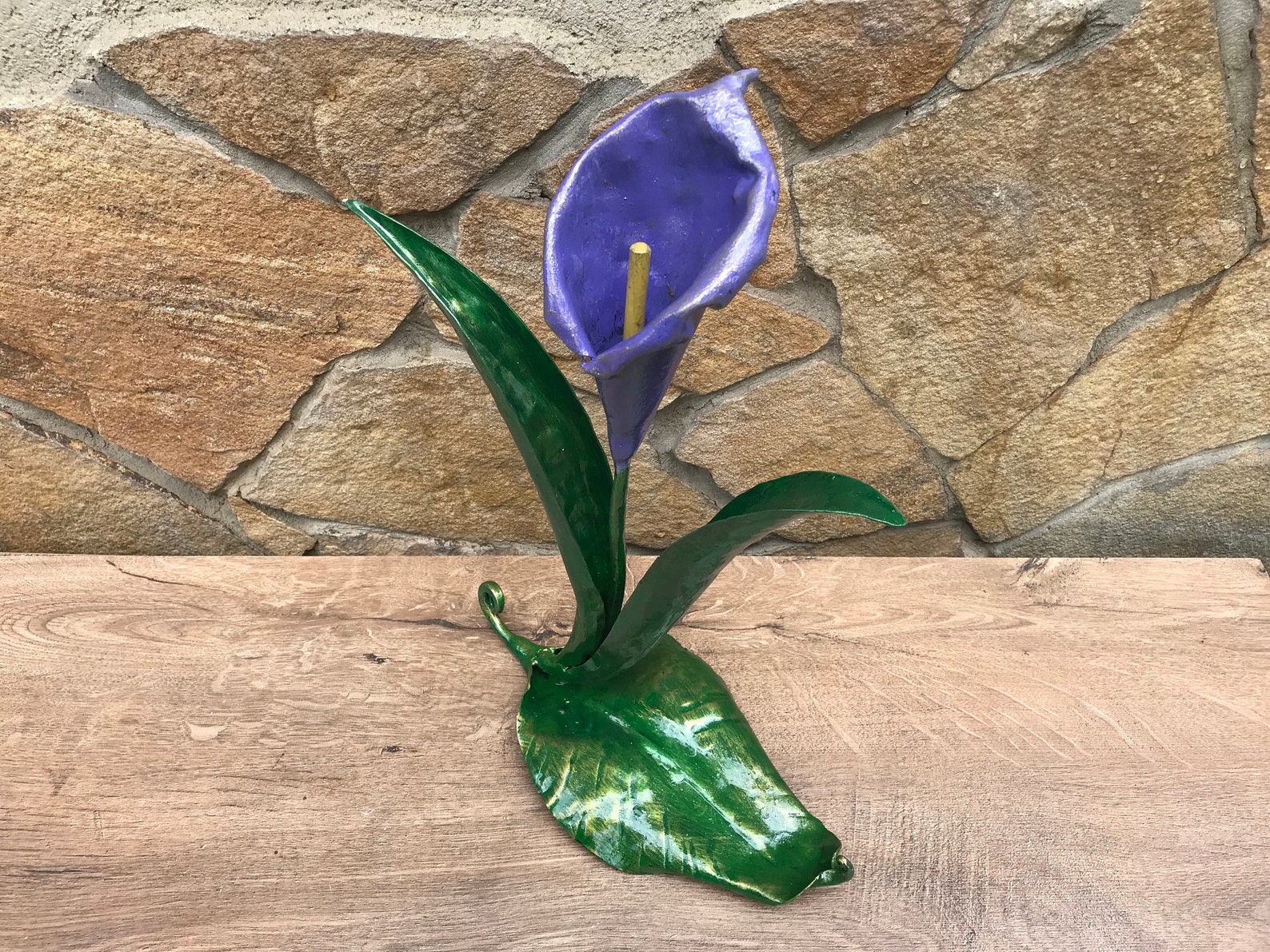 Calla Lily Iron Flower Iron Anniversary Gift Christmas Gift Etsy