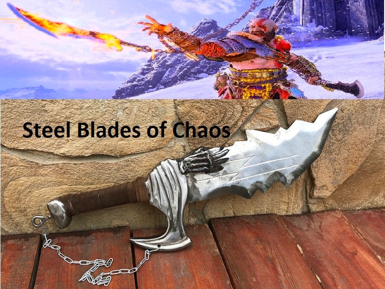 Blades of Chaos Kratos blades of chaos God of War Kratos Etsy