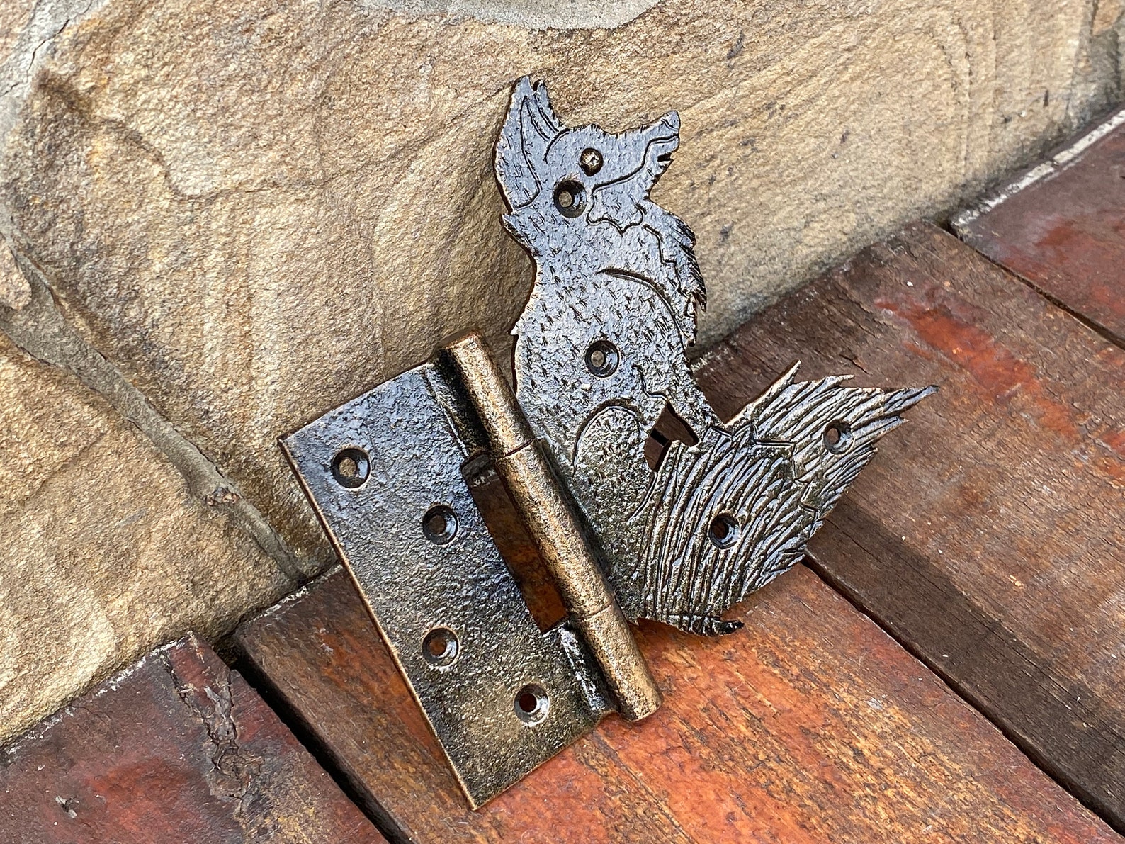 Fox Hinge Animal Hinge Fox Strap Hinge Animal Hinge Etsy
