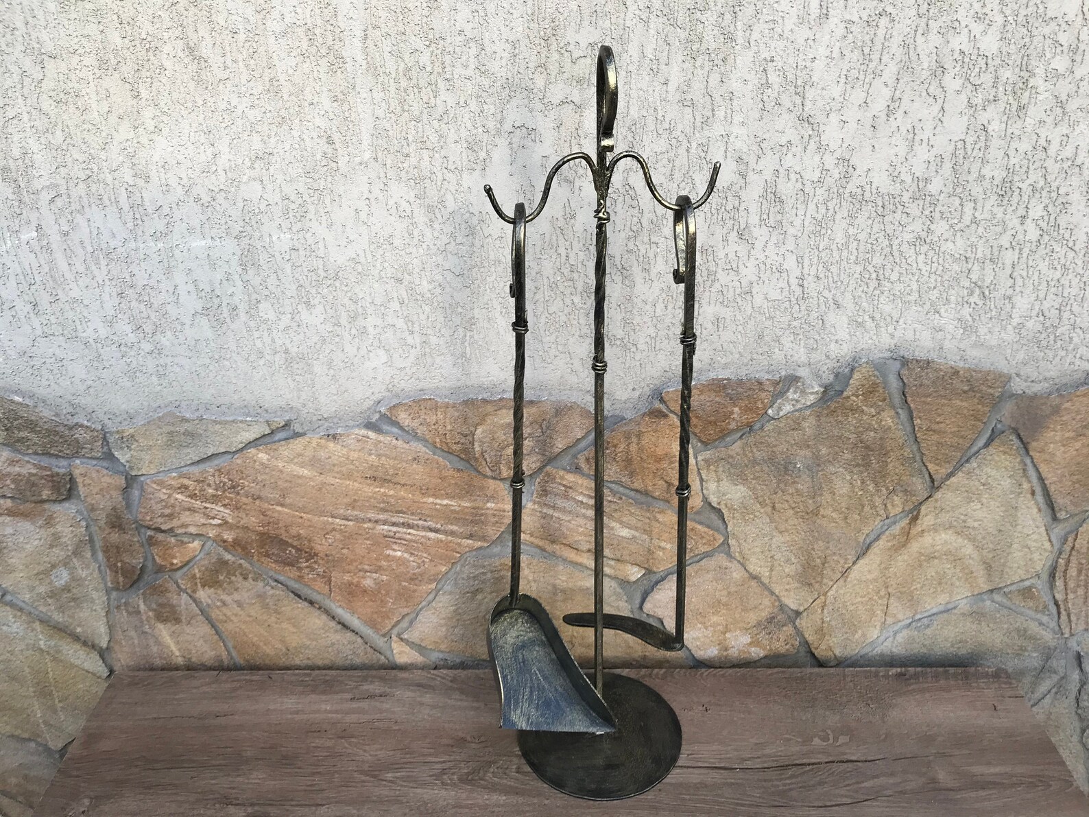 DESIGN - Pull en maille torsadée épaisse de laine mélangée - Anthracite
