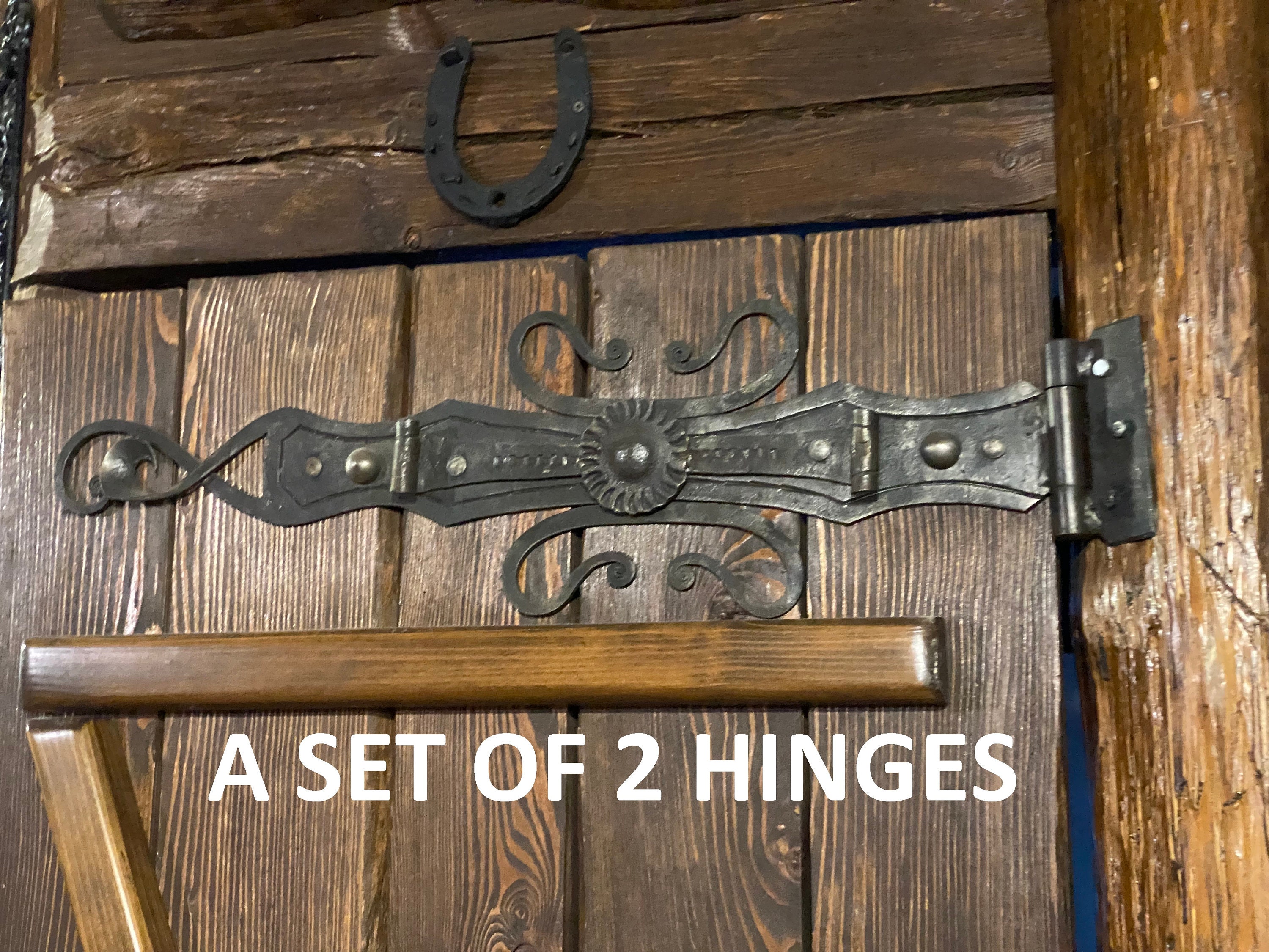 Hinges Strap Hinge Latch Lock Hardware Steel Gift Etsy