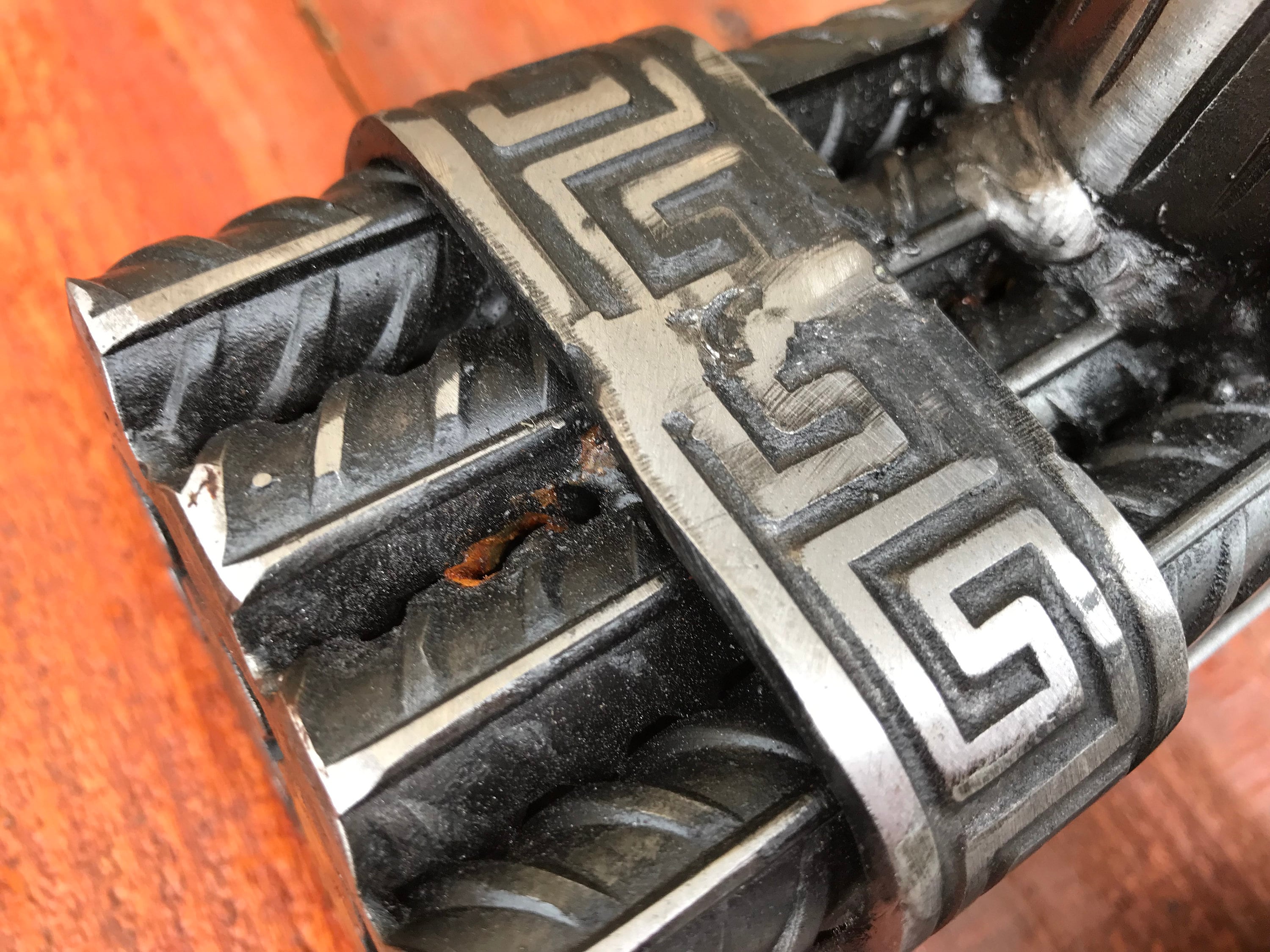 Hammer Unique Hammer Rebar Art Viking Tools Rebar Etsy UK