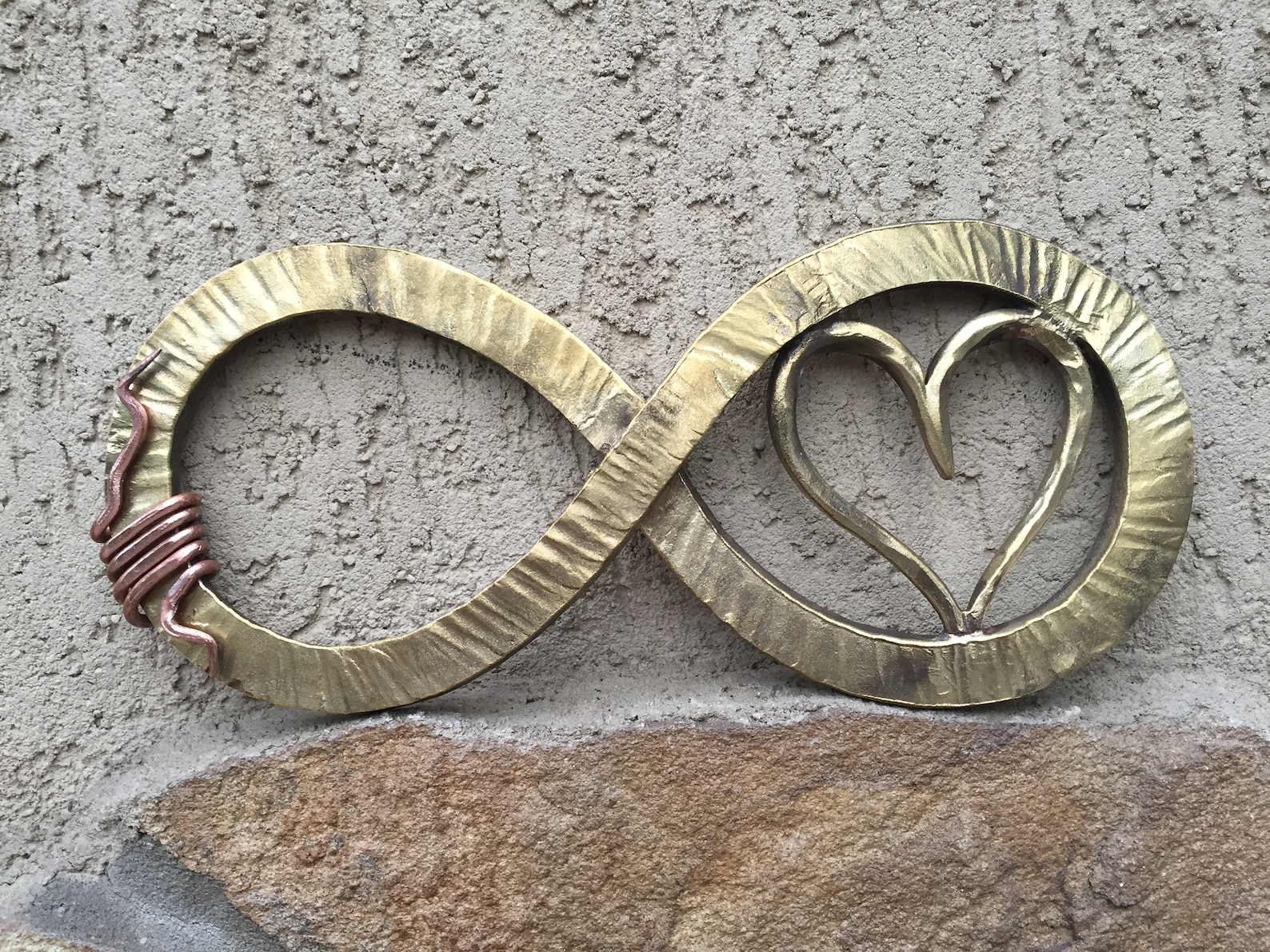 Bronze gift bronze infinity sign bronze gift for wife Etsy