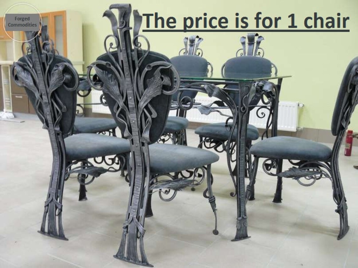 Chair Decorative Chair Dining Chair Kitchen Chair Metal Etsy