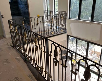 Stair railing, renovation, balcony, wedding, terrace, privacy screen, railing, handrail, birthday, Christmas, anniversary, iron gift, stairs