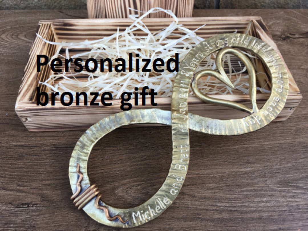 Bronze Infinity Sign, Bronze Gift, Infinity Sign, Bronze Gift for Wife