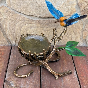 Ring dish, ring holder, 6th anniversary, jewelry storage, Mothers Day, Christmas, anniversary, birthday, wedding,engagement,nest,bird,forest