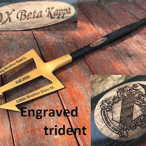 Personalized trident, trident, mens gift, Fathers Day gift, gift for husband, mens birthday gift, gift for dad, childs gift, kids game, axe