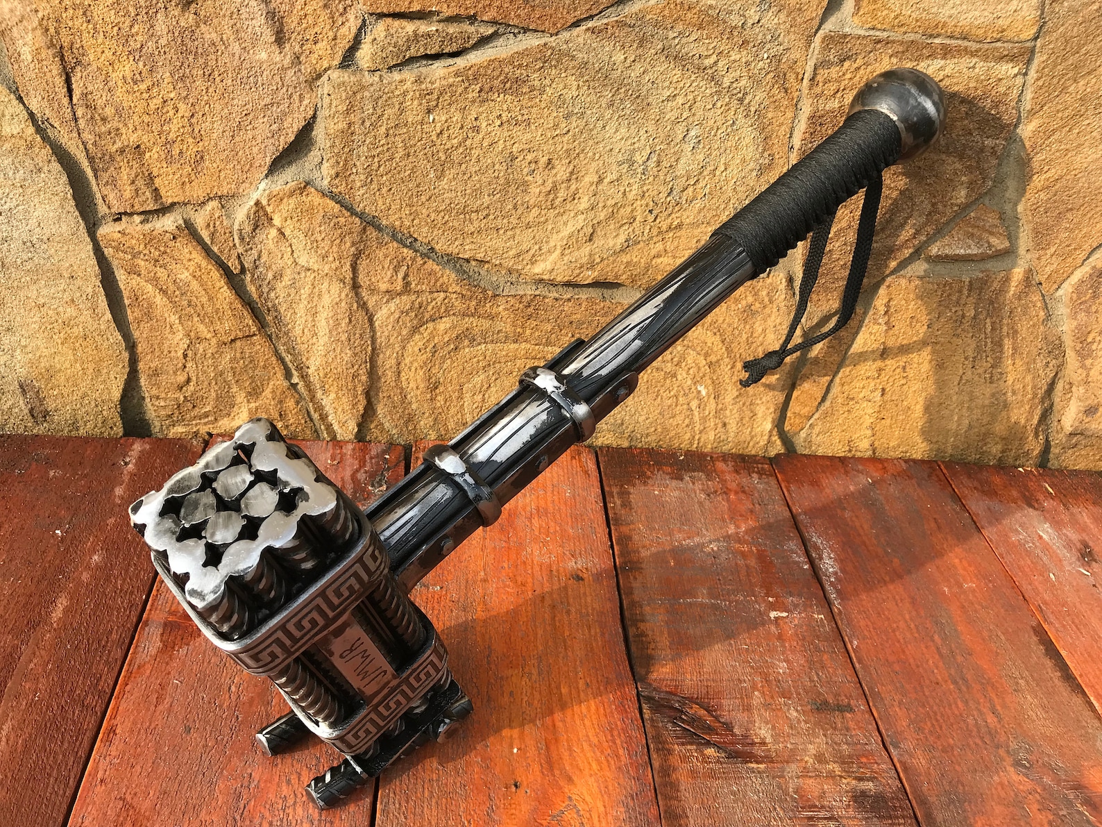 Hammer Unique Hammer Rebar Art Viking Tools Rebar Etsy