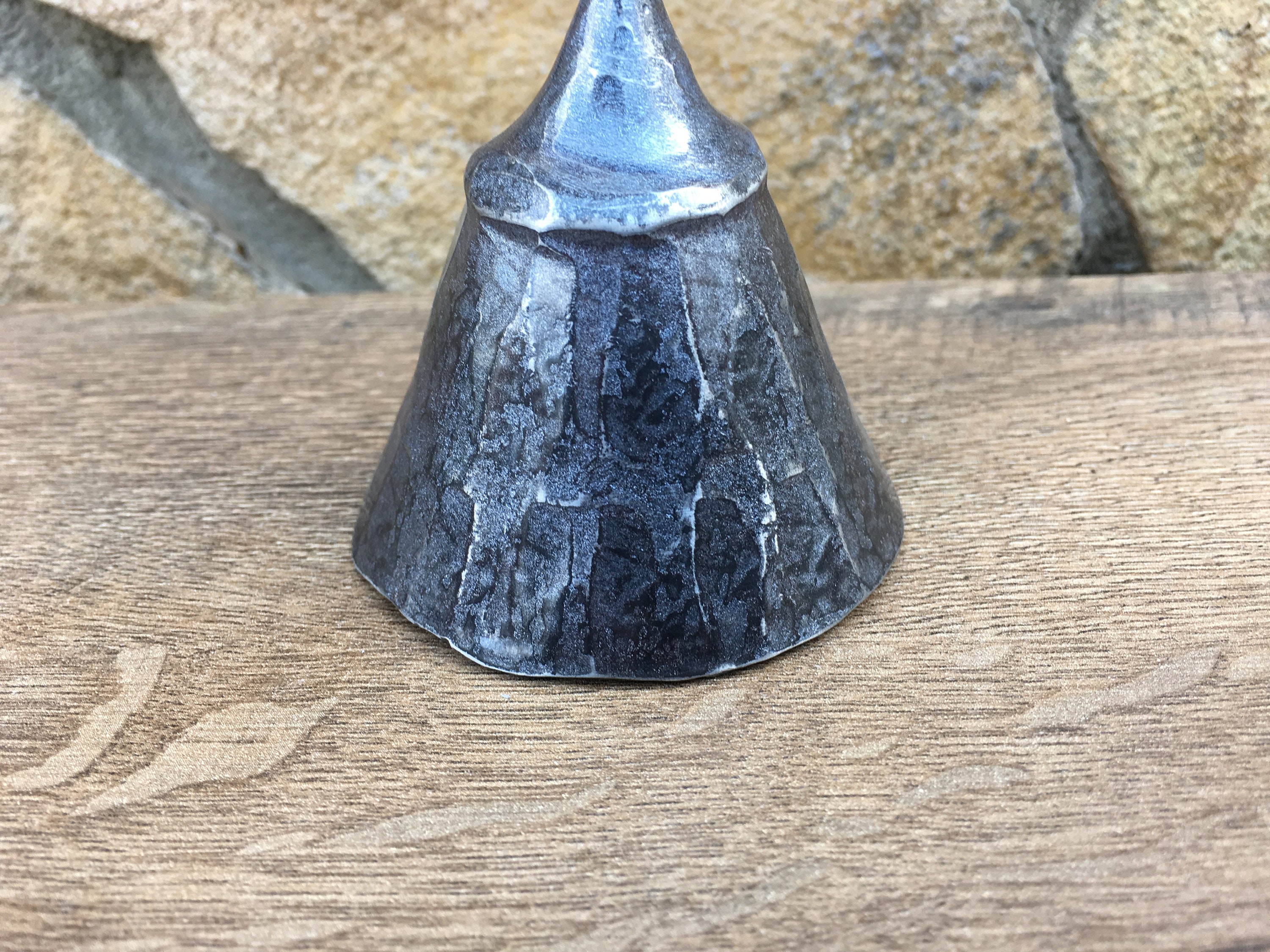 Hand bell wrought iron bell handmade bell metal art Etsy