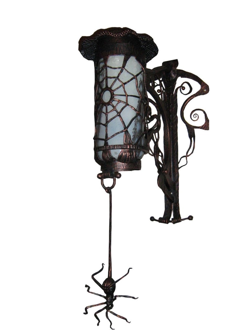 Spider Lamp Spider Light Wall Sconce Wall Lamp Sconce Etsy