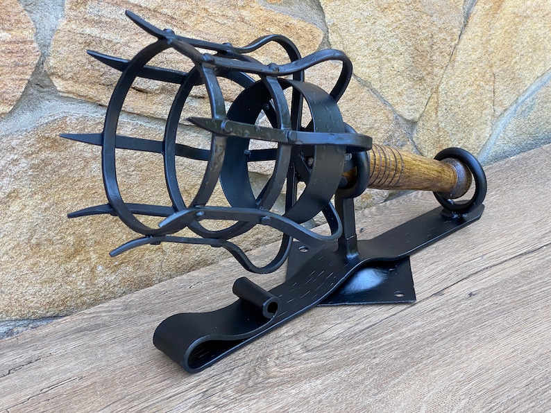 Torch Candle Holder Medieval Torch Solar Light Solar Etsy