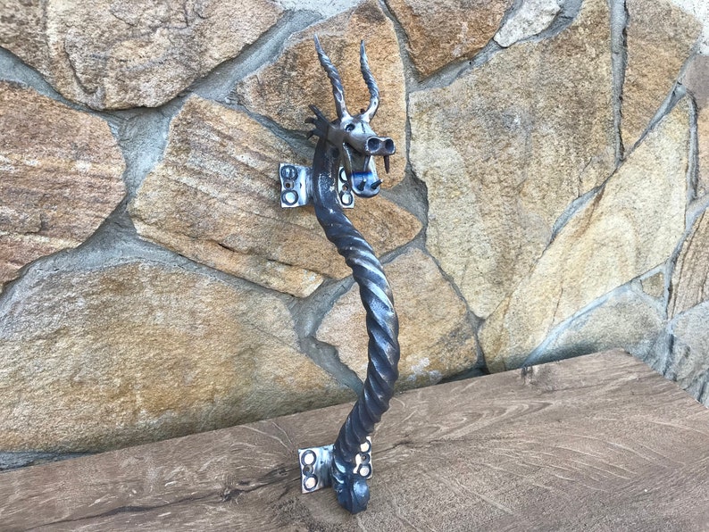 Dragon Door Handle Door Handle Lock Dragon Charm Dragon Etsy