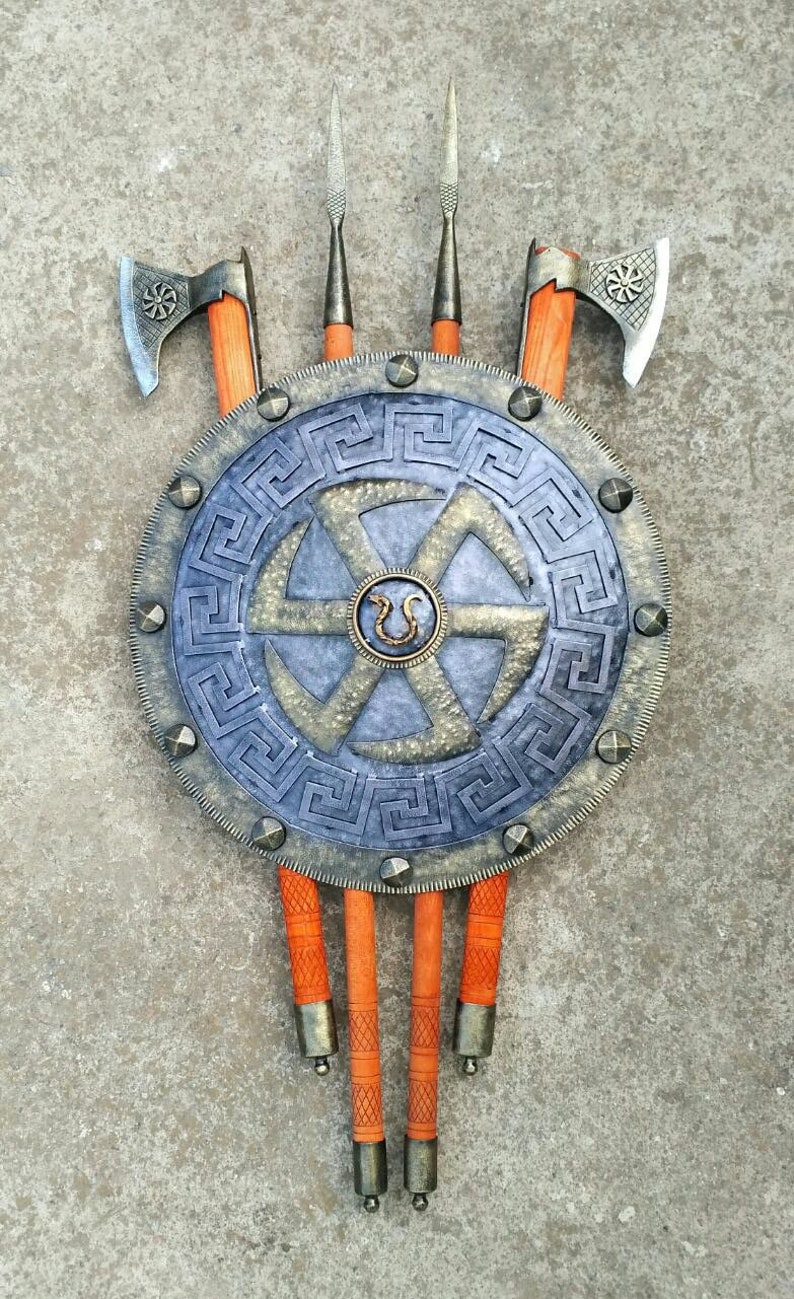 viking shield viking sword medieval decor viking battle axe viking weapon viking artifact Viking axe viking spear viking wall decor