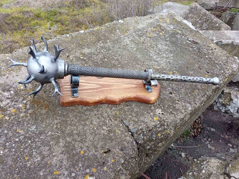Hand mace mace war mace flail snake decor Etsy