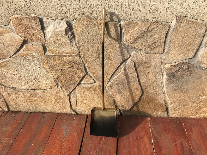 Fire Shovel Fireplace Shovel Ash Shovel Wrought Iron Etsy