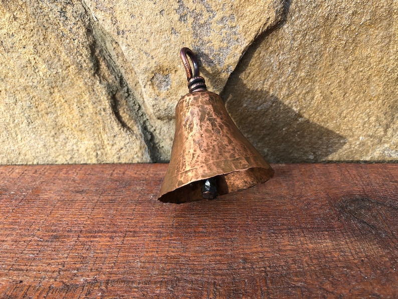 Copper Bell Handmade Copper Bell Hand Copper Bell Etsy