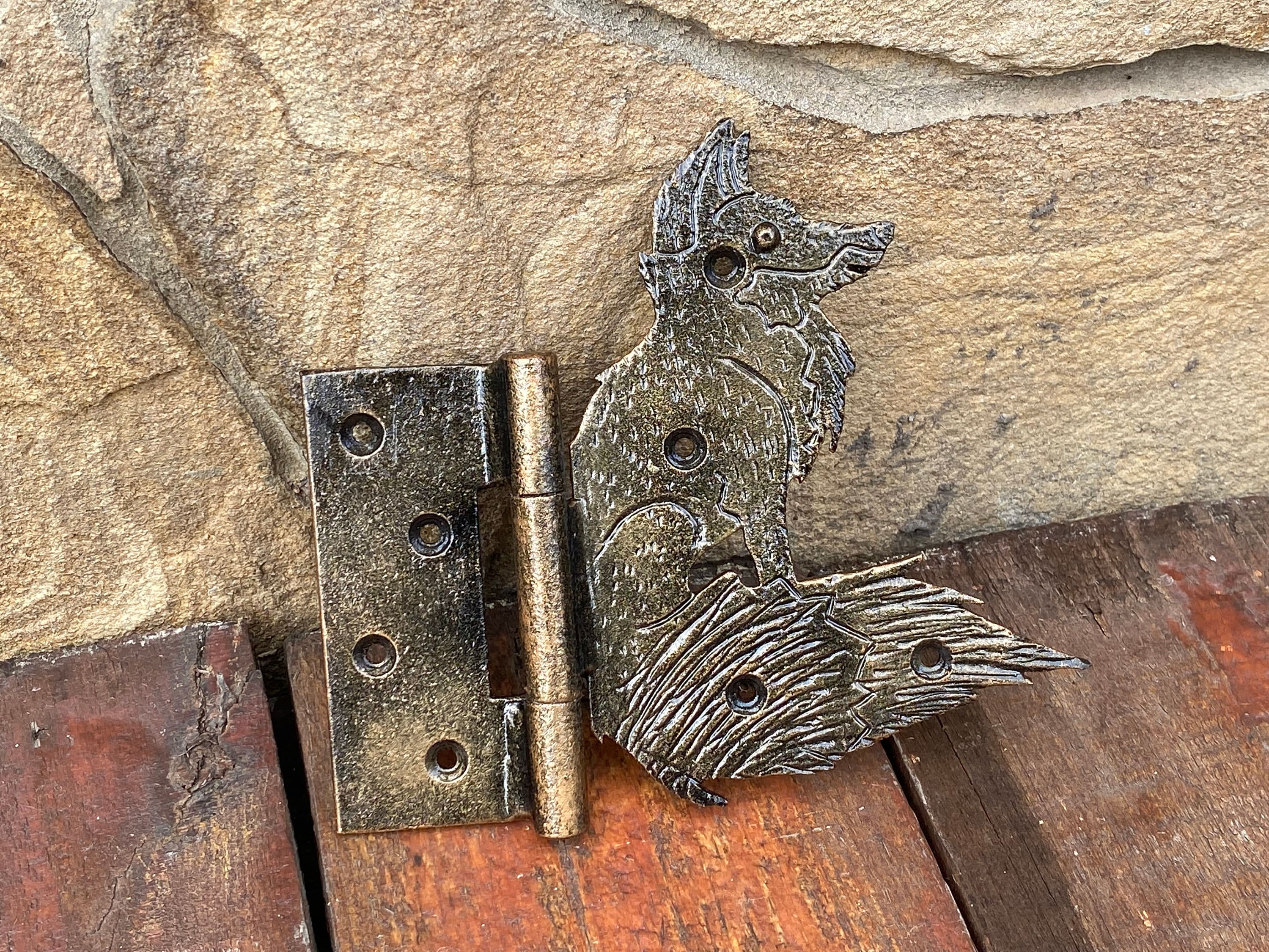 Fox Hinge Animal Hinge Fox Strap Hinge Animal Hinge Etsy Canada