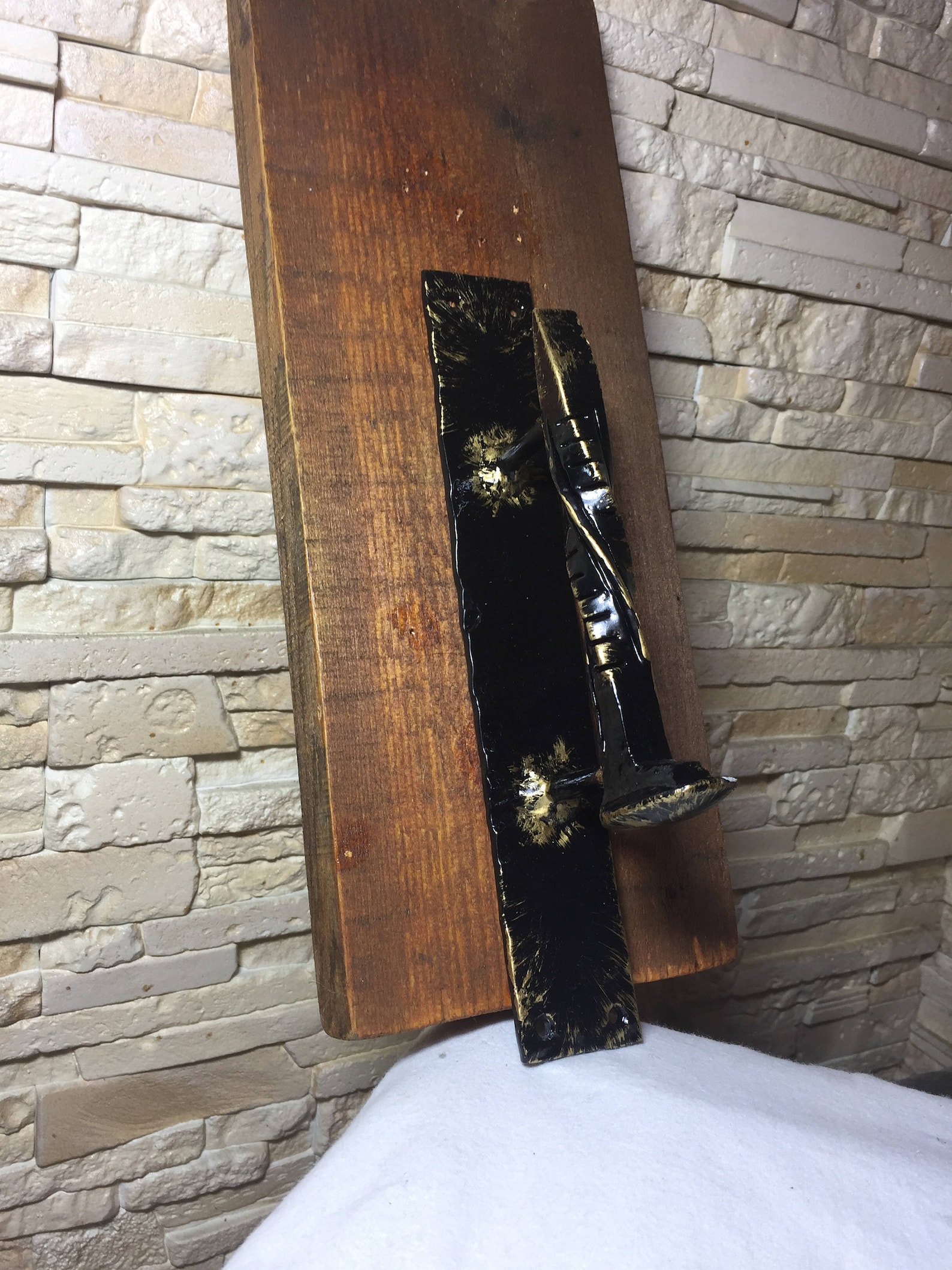 Wrought Iron Barn Door Handle Hand Barn Door Handles Etsy