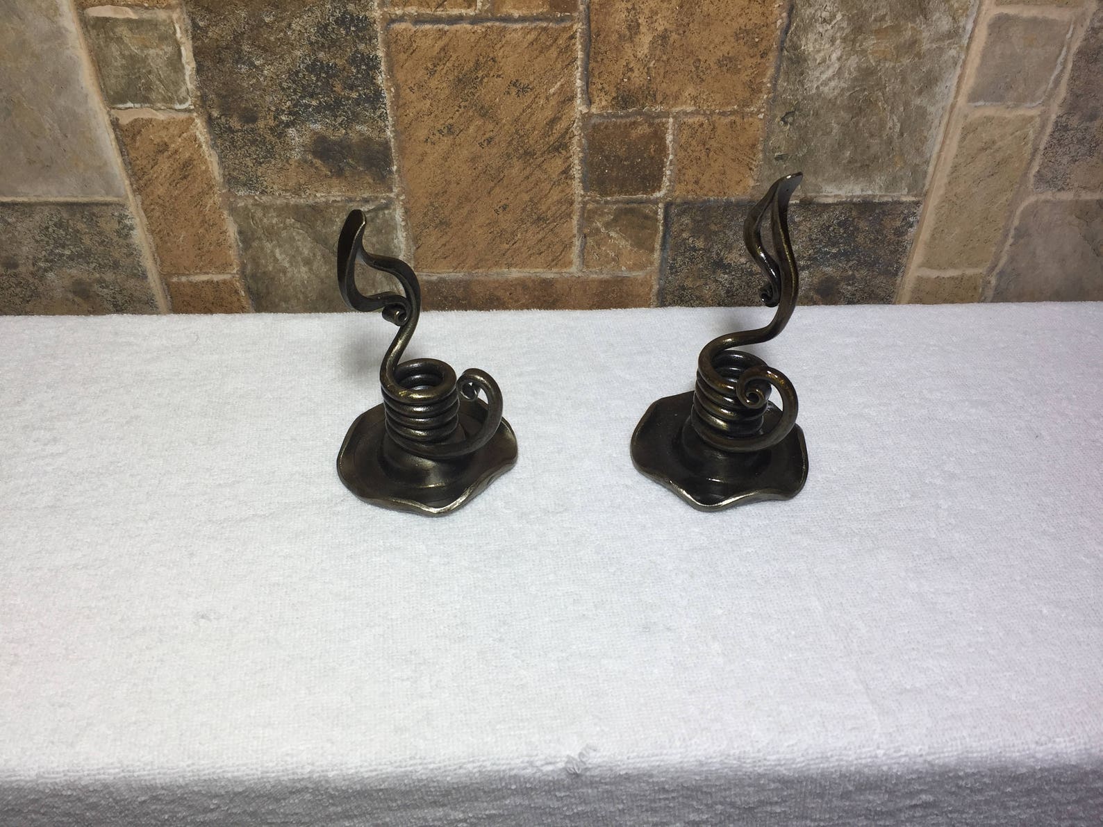Iron Anniversary Gift for Her Wrought Iron Candle Holder Etsy