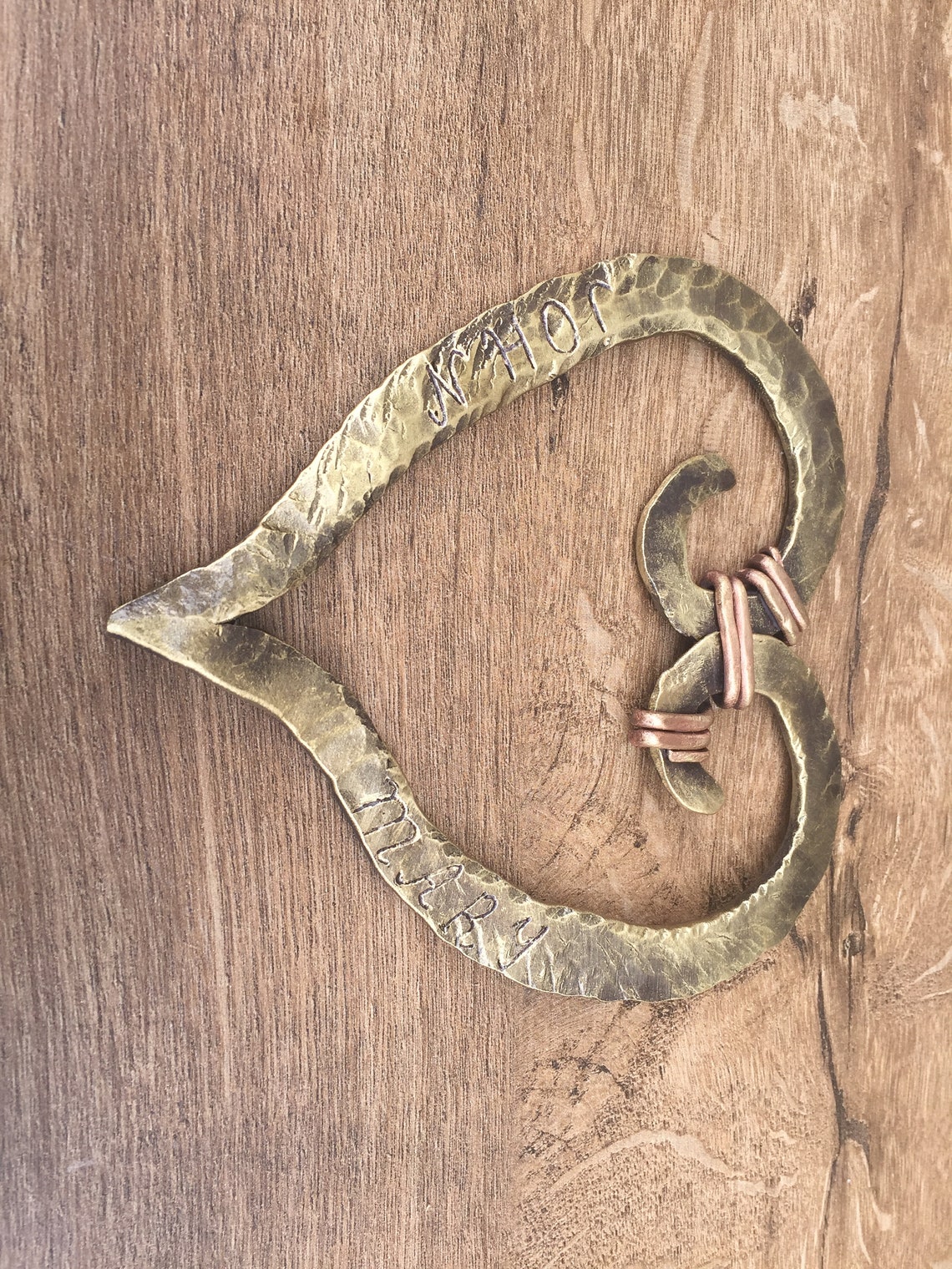 Personalized bronze gift 8th anniversary gift bronze Etsy