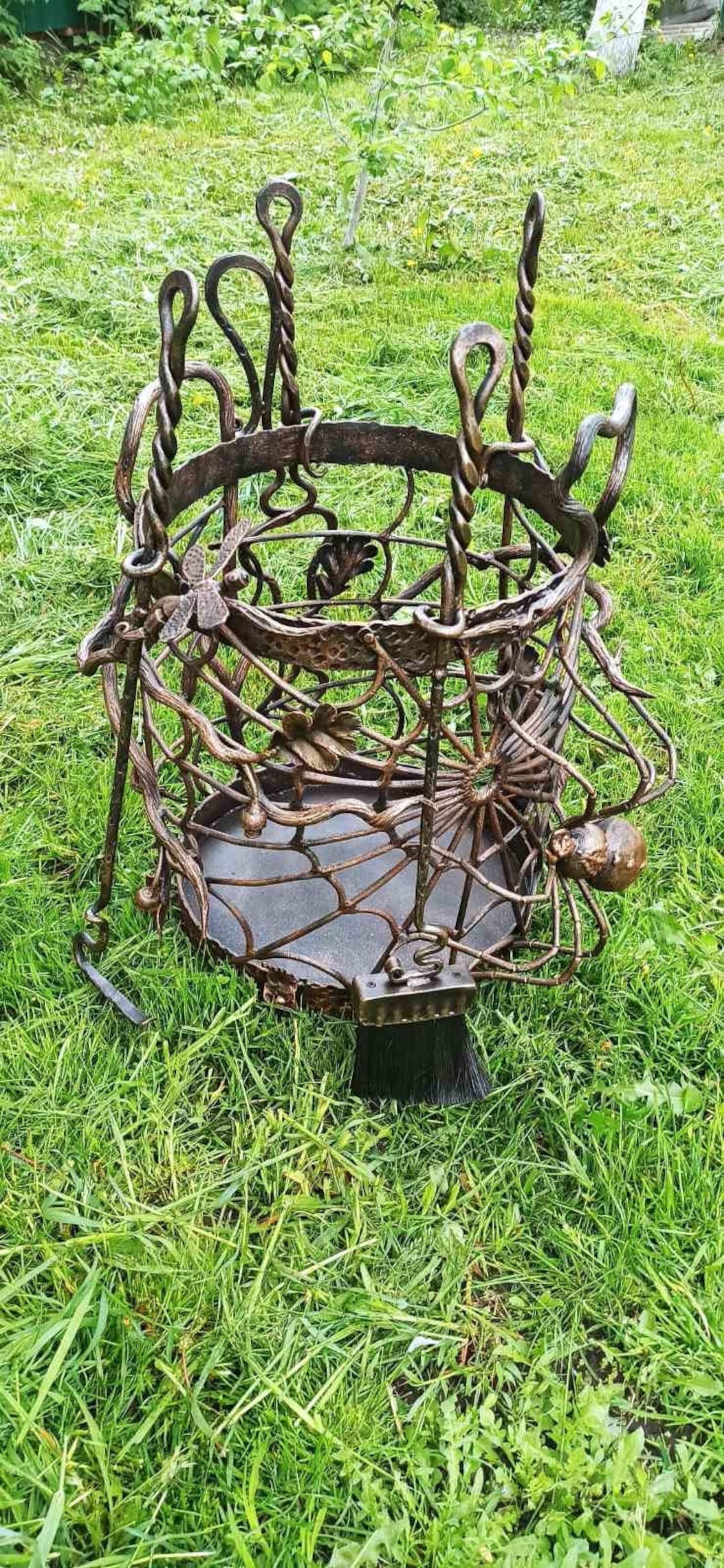 Firewood Holder Log Basket Firewood Basket Spider Mens Etsy