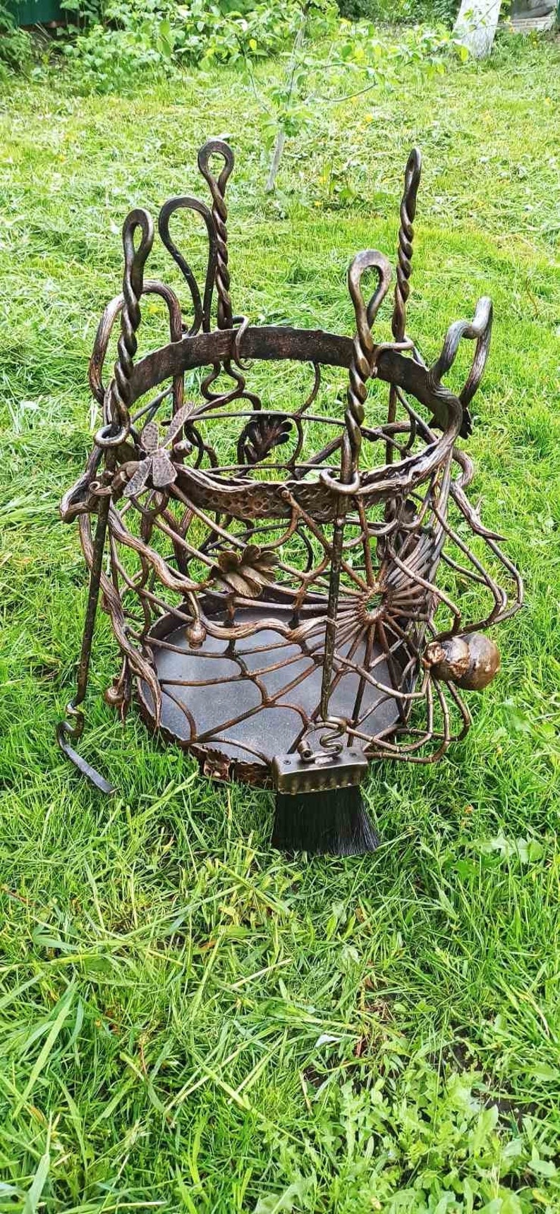 Firewood Holder Log Basket Firewood Basket Spider Mens Etsy