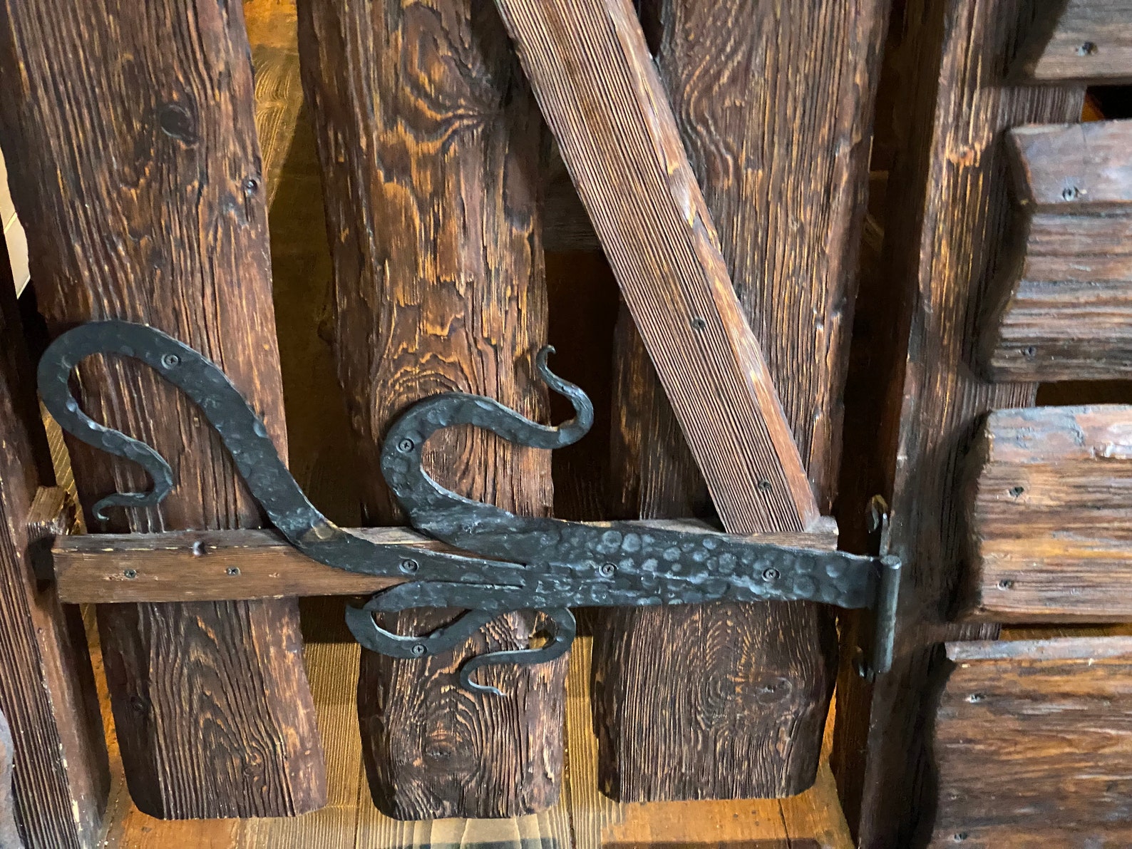 Hinge Strap Hinge Latch Lock Hardware Curtain Iron Gift Etsy