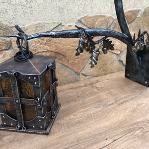 Wall sconce, viking sconce, viking lantern, medieval lantern, viking lighting, viking style lamp, fairy lantern, fairy lights, fairy lamp