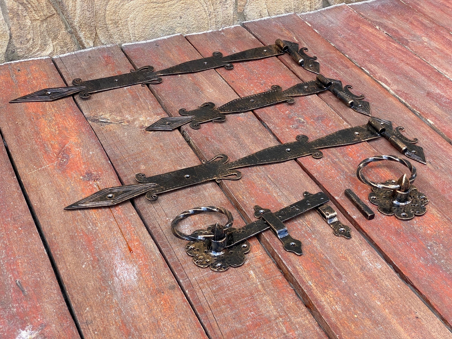 Ring Gate Latch Latch Gate Hardware Door Hardware Door Etsy