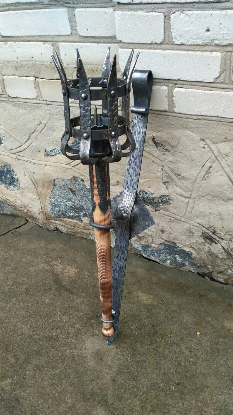 Fire torch wall torch medieval torch wedding decor wall Etsy