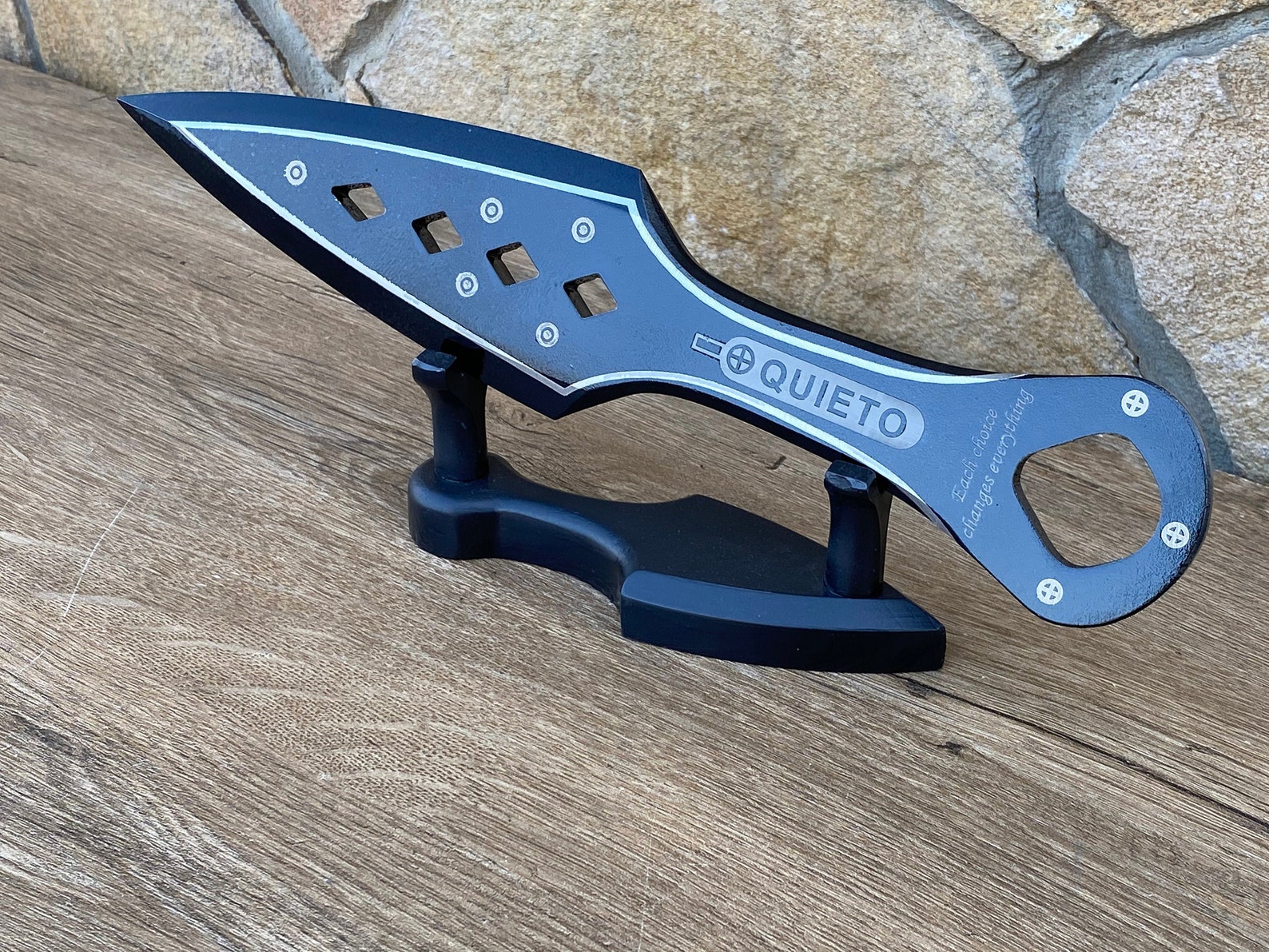 Kunai Apex Legends Wraith heirloom knife steel gift Etsy