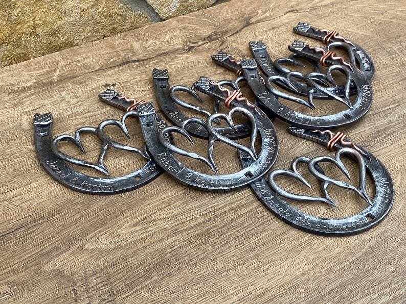 Engraved iron gift 6th anniversary gift iron anniversary Etsy