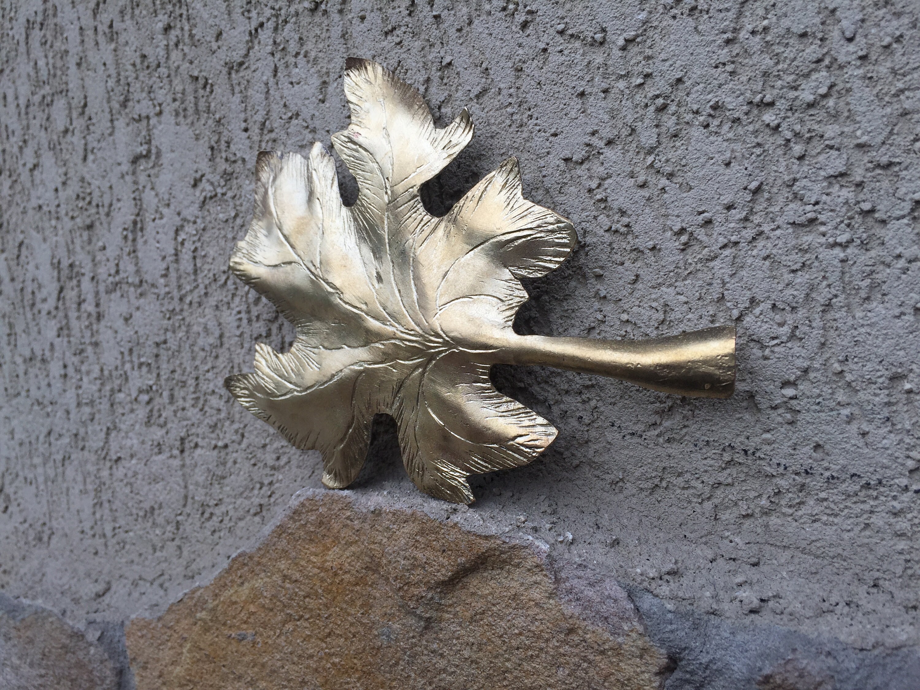 Engraved bronze leaf bronze anniversary gift bronze gifts 8 Etsy