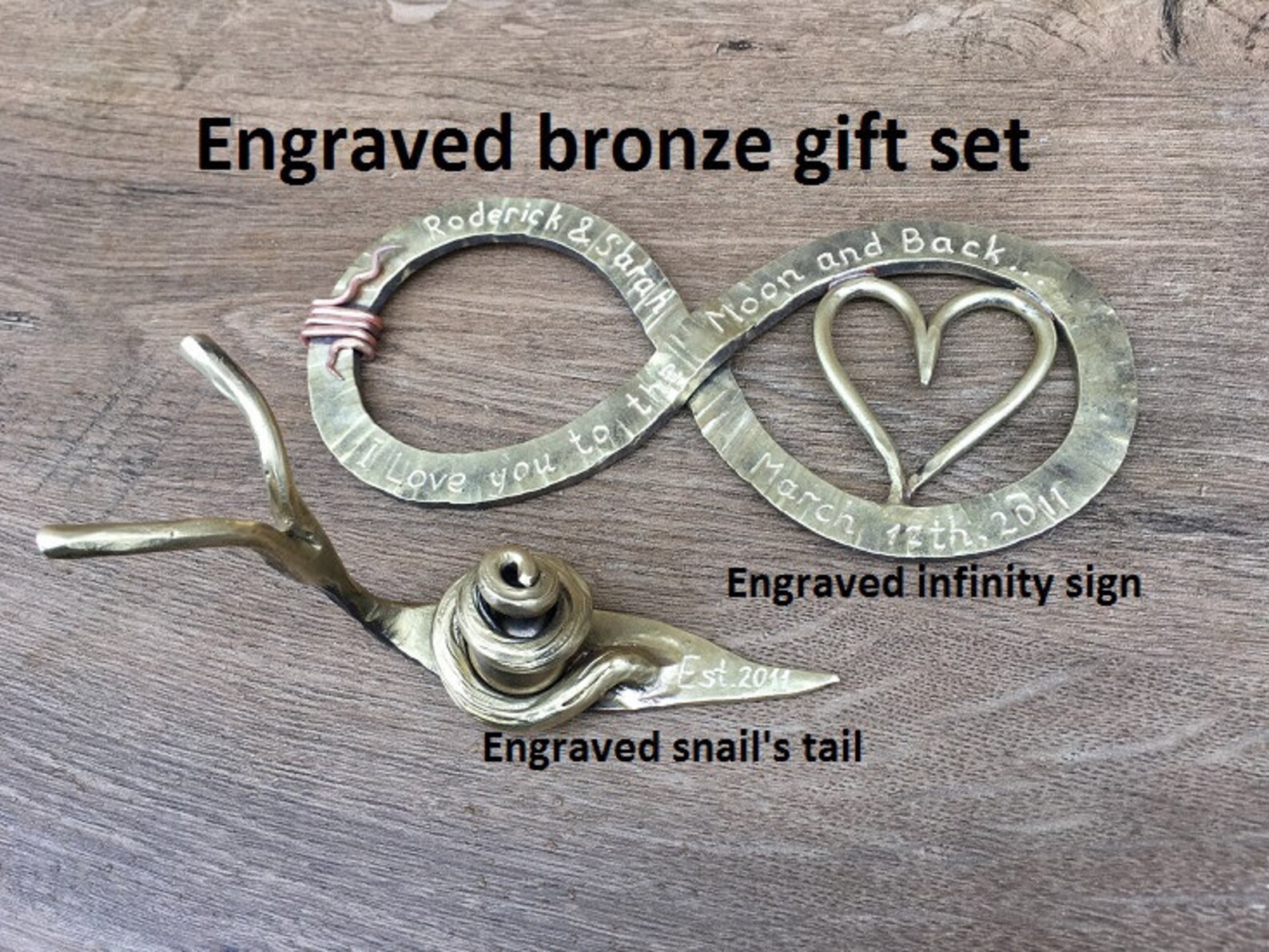 Bronze Anniversary Gift 19th Anniversary Bronze Infinity Etsy