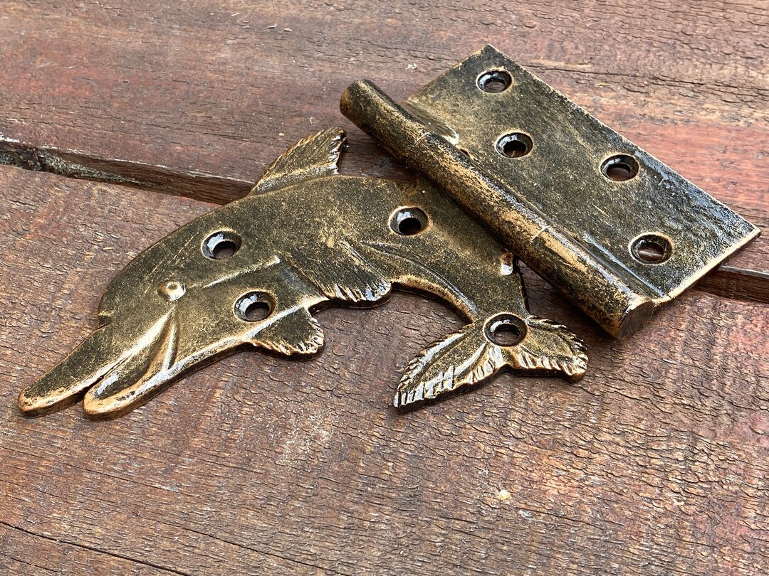 Animal Hinge, Strap Hinge, Animal, Dolphin, Ocean, Sea, Door, Neptune